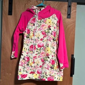 Vanilla bay double hood sweatshirt. Like new